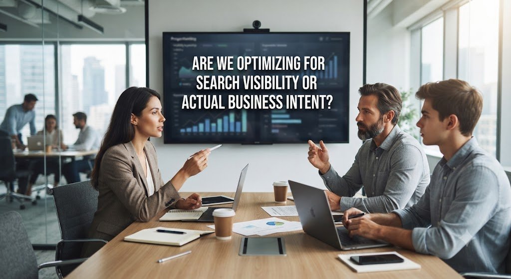 Are We Optimizing for Search Visibility or Actual Business Intent