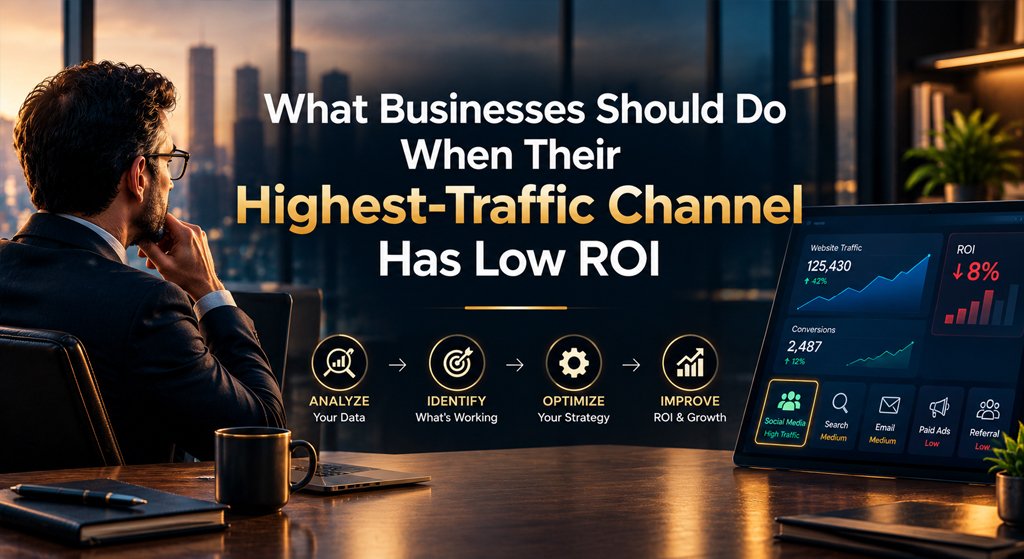 What Businesses Should Do When Their Highest-Traffic Channel Has Low ROI